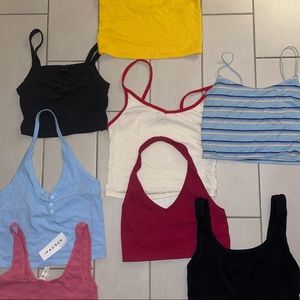 8 New/Like New Crop Tops